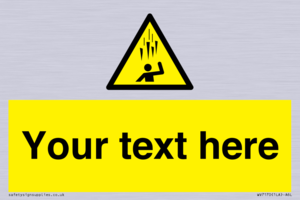 WV7170: Custom Falling Ice sign