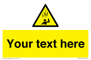 WV7170: Custom Falling Ice sign