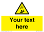 WV7170: Custom Falling Ice sign
