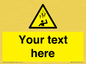 WV7170: Custom Falling Ice sign