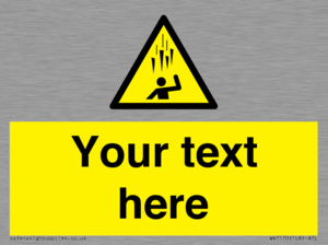 WV7170: Custom Falling Ice sign