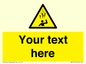 WV7170: Custom Falling Ice sign