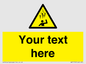 WV7170: Custom Falling Ice sign