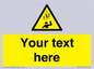 WV7170: Custom Falling Ice sign