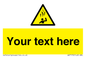 WV7170: Custom Falling Ice sign