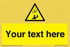 WV7170: Custom Falling Ice sign