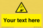 WV7170: Custom Falling Ice sign