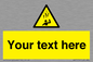 WV7170: Custom Falling Ice sign