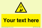 WV7170: Custom Falling Ice sign