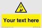 WV7170: Custom Falling Ice sign
