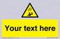 WV7170: Custom Falling Ice sign