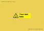 WV7170: Custom Falling Ice sign