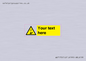 WV7170: Custom Falling Ice sign