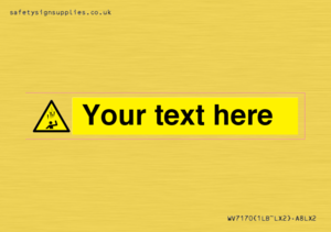 WV7170: Custom Falling Ice sign