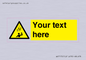 WV7170: Custom Falling Ice sign