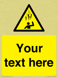 WV7170: Custom Falling Ice sign