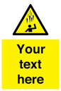 WV7170: Custom Falling Ice sign