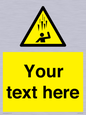 WV7170: Custom Falling Ice sign