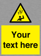 WV7170: Custom Falling Ice sign