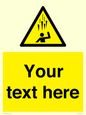 WV7170: Custom Falling Ice sign