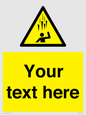 WV7170: Custom Falling Ice sign