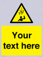 WV7170: Custom Falling Ice sign