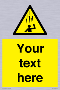 WV7170: Custom Falling Ice sign