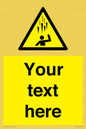 WV7170: Custom Falling Ice sign