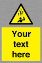 WV7170: Custom Falling Ice sign