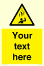 WV7170: Custom Falling Ice sign