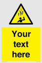 WV7170: Custom Falling Ice sign