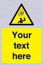 WV7170: Custom Falling Ice sign
