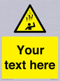 WV7170: Custom Falling Ice sign