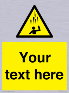 WV7170: Custom Falling Ice sign