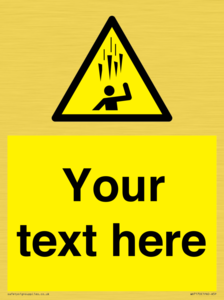 WV7170: Custom Falling Ice sign
