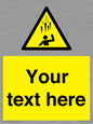 WV7170: Custom Falling Ice sign