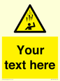 WV7170: Custom Falling Ice sign