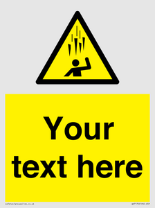 WV7170: Custom Falling Ice sign