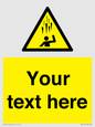 WV7170: Custom Falling Ice sign