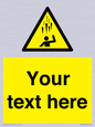 WV7170: Custom Falling Ice sign