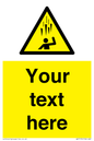 WV7170: Custom Falling Ice sign
