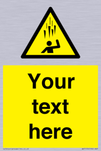 WV7170: Custom Falling Ice sign