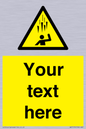 WV7170: Custom Falling Ice sign