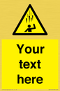 WV7170: Custom Falling Ice sign
