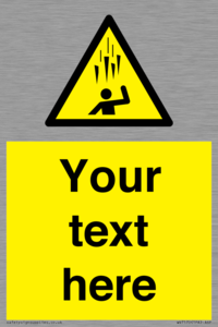 WV7170: Custom Falling Ice sign