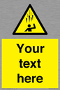 WV7170: Custom Falling Ice sign