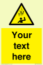WV7170: Custom Falling Ice sign