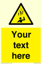 WV7170: Custom Falling Ice sign