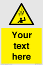 WV7170: Custom Falling Ice sign