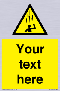 WV7170: Custom Falling Ice sign